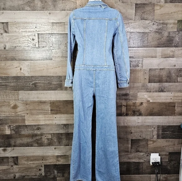 Host PICK ๐๐ STELLA MCCARTNEY Kathy faded denim jumpsuit | 40 - Picture 12 of 16